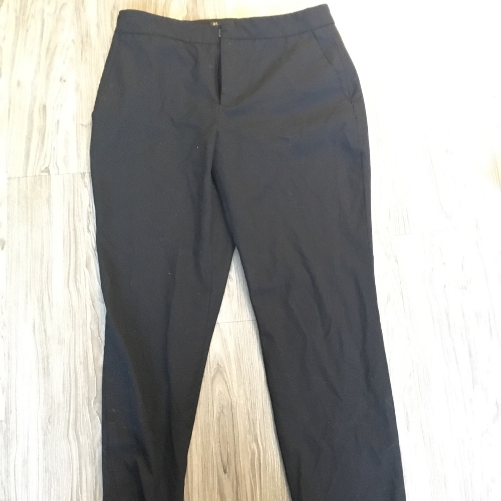 Zara basic cropped black pant